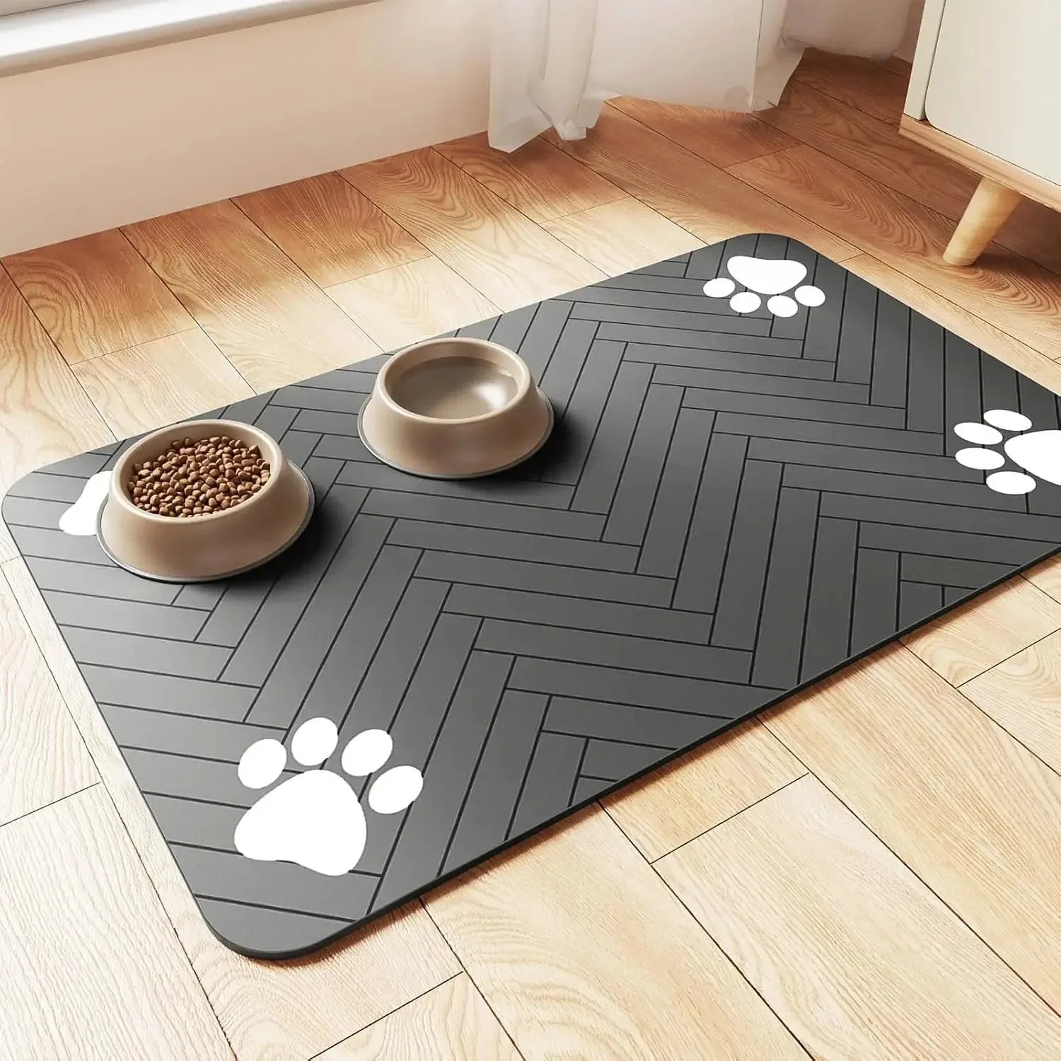 Paw & Whisker Absorbent Pet Feeding Mat