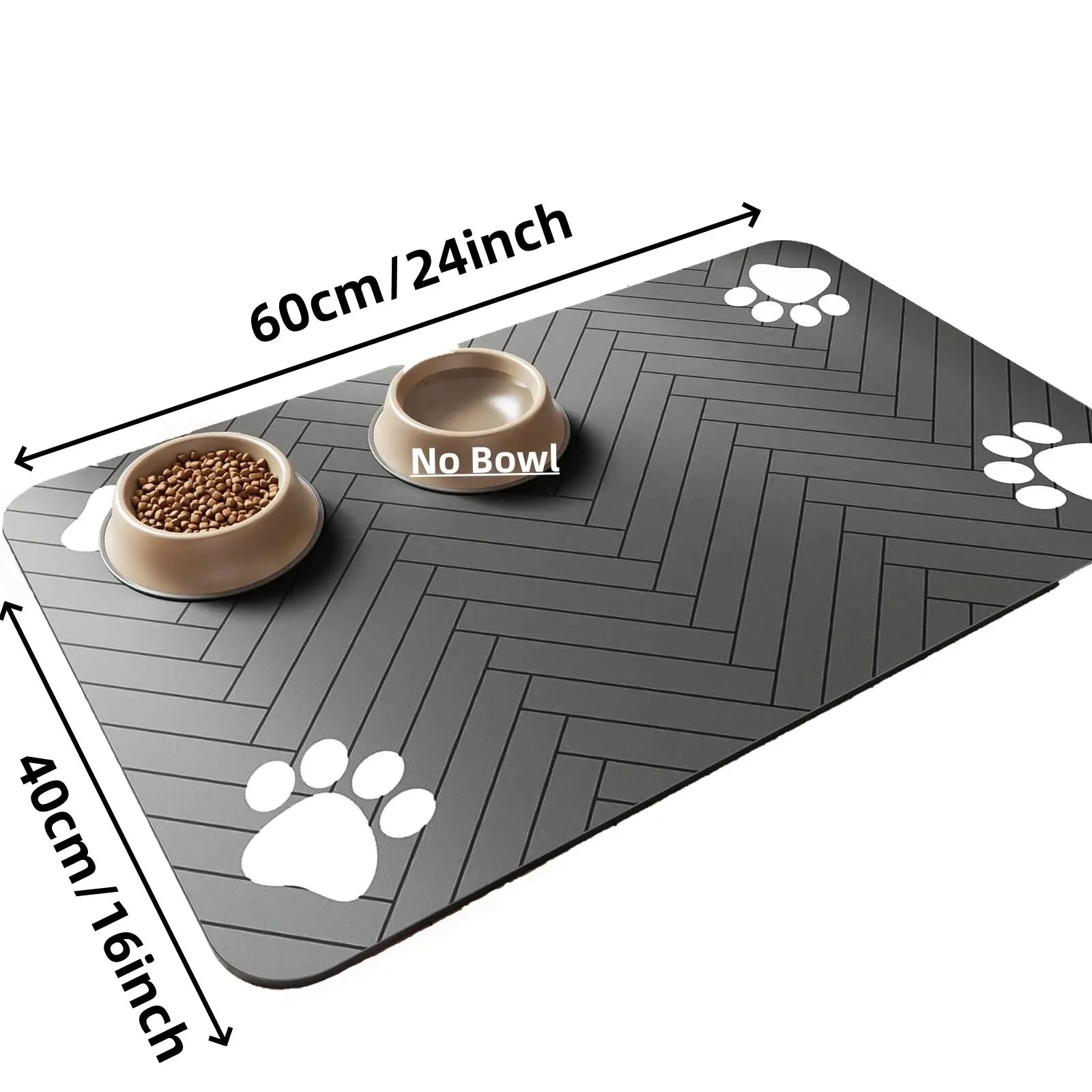 Paw & Whisker Absorbent Pet Feeding Mat
