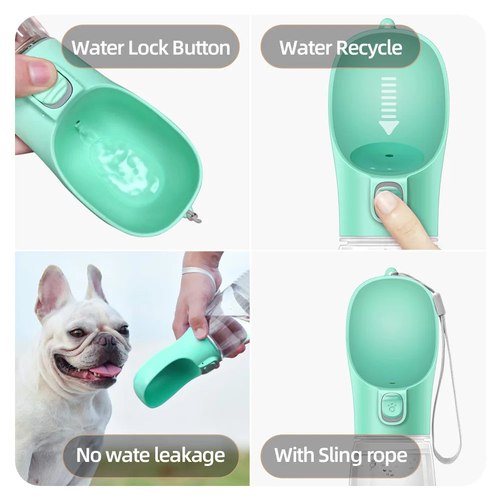 Paw & Whisker Portable Dog Water Bottle
