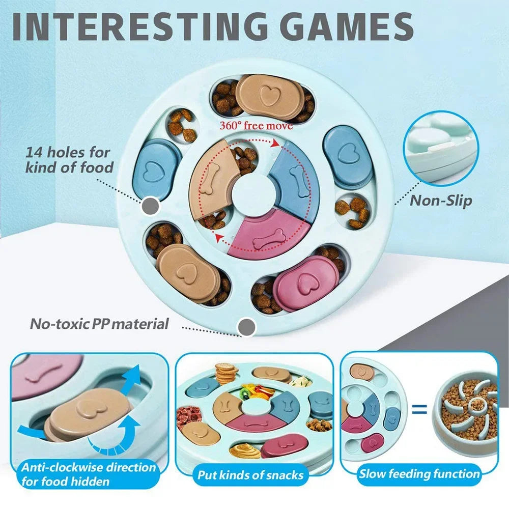 Interactive Dog Puzzle & Slow Feeder 🐾
