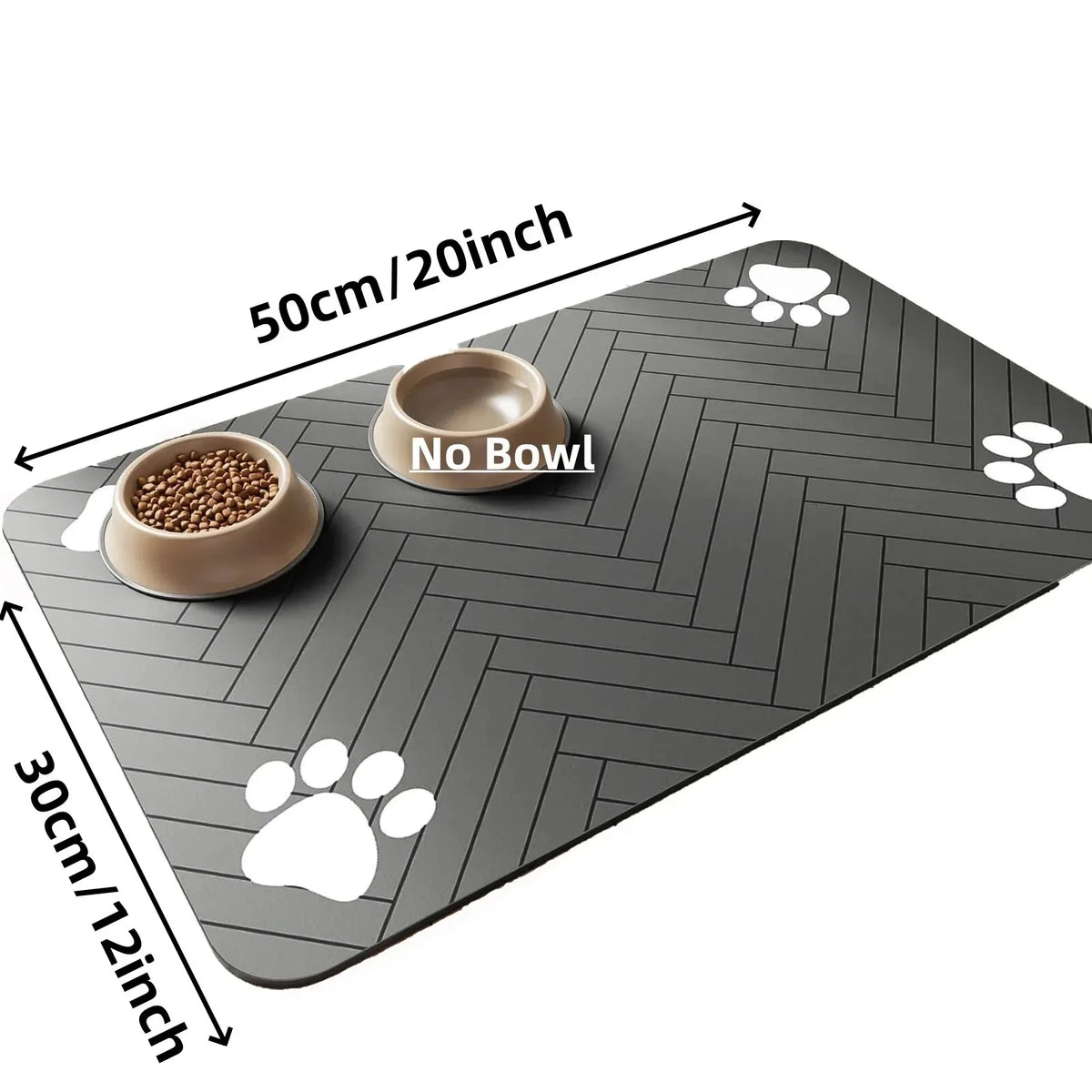 Paw & Whisker Absorbent Pet Feeding Mat