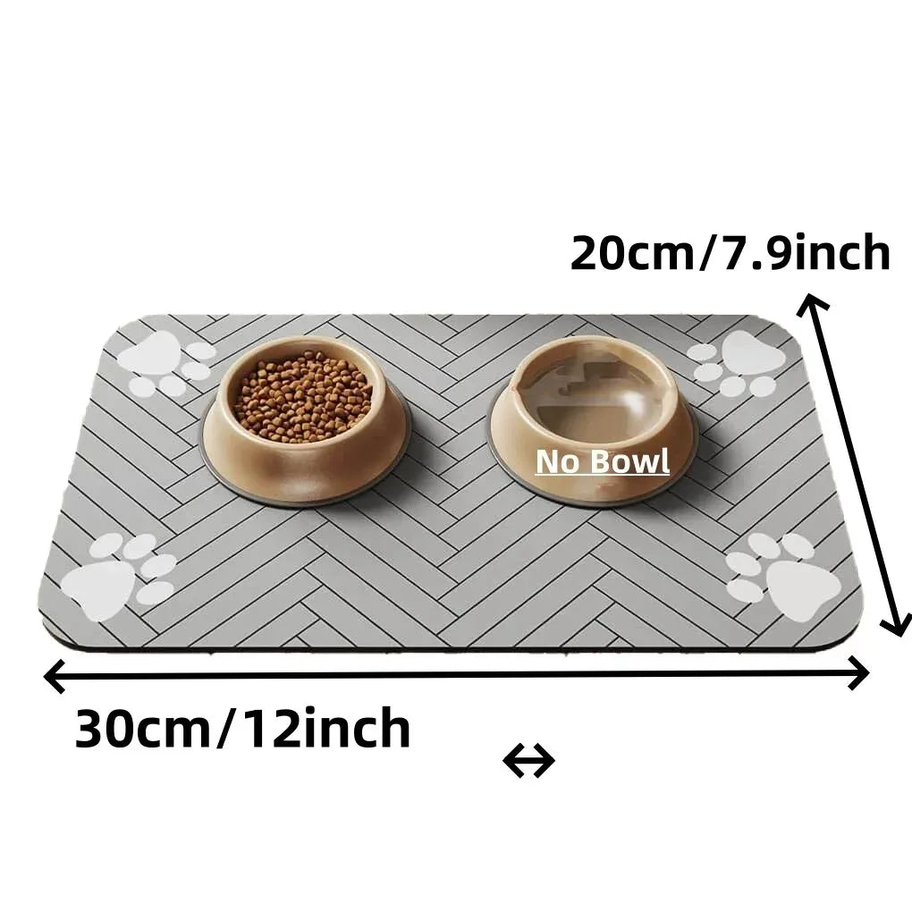 Paw & Whisker Absorbent Pet Feeding Mat
