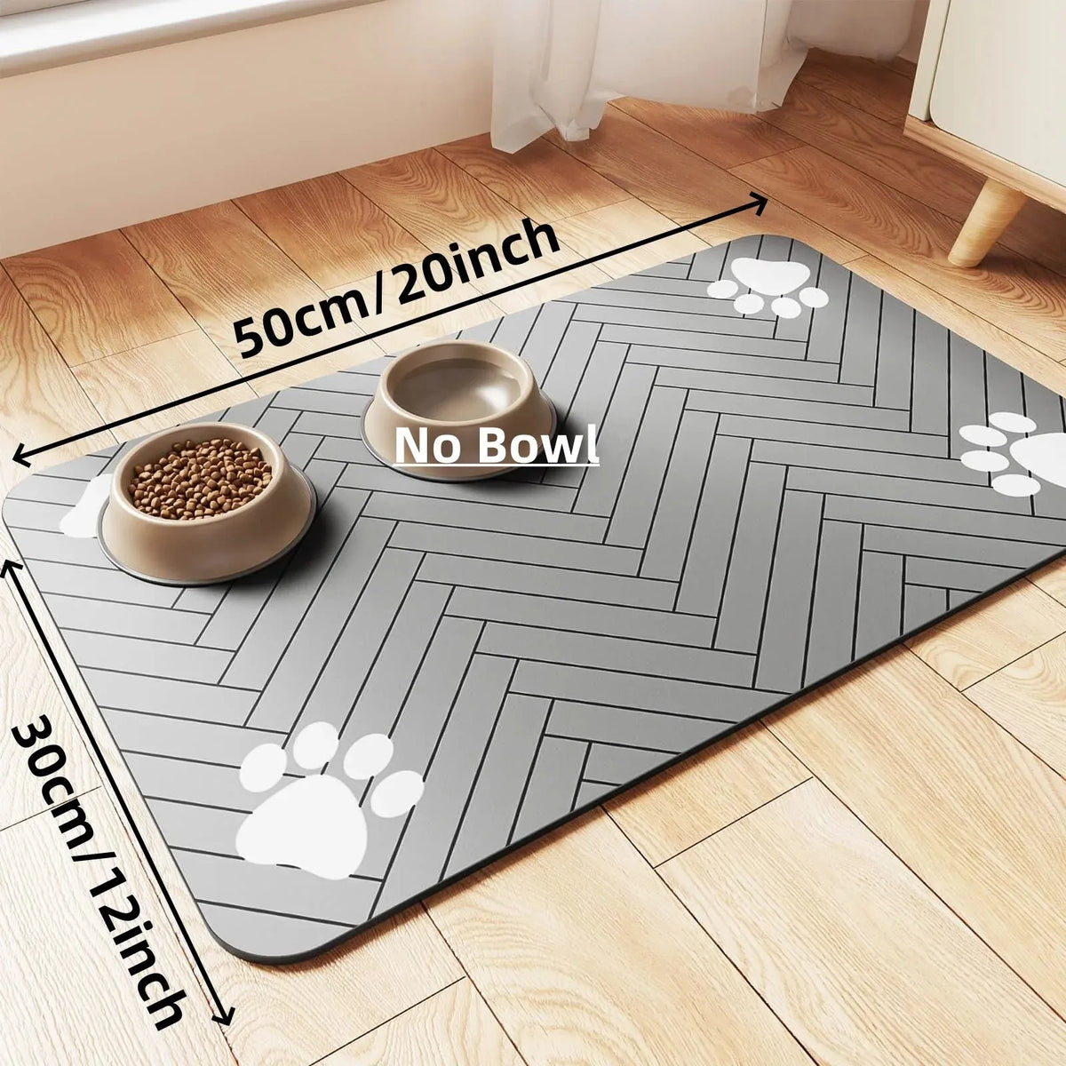 Paw & Whisker Absorbent Pet Feeding Mat