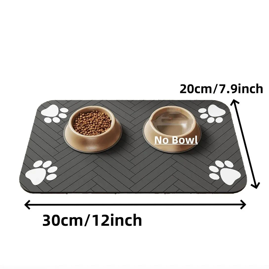 Paw & Whisker Absorbent Pet Feeding Mat